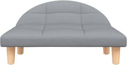 Hondenmand 70x52x30 cm stof lichtgrijs