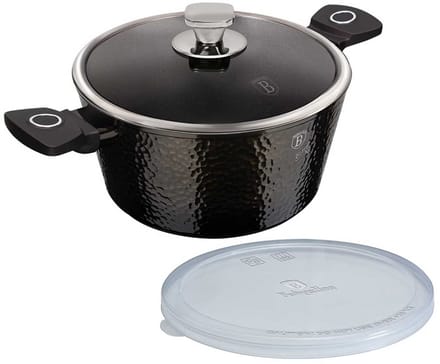 Berlinger Haus Primal Gloss - Titanpan - 20cm - Soft Touch Handgreep - Zwart