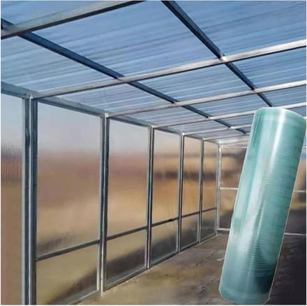 Polycarbonaat dakrol - Kasplaat - Dakbedekking - Hoge lichttransmissie - 0.6 x 5 m - Transparant