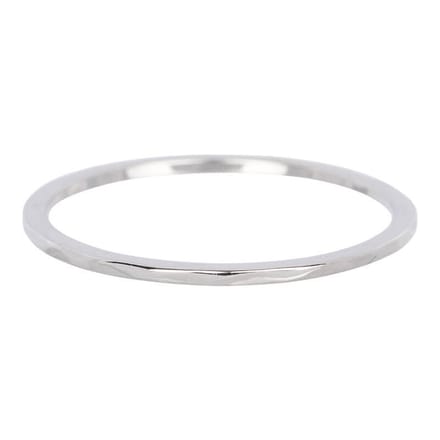 iXXXi Jewelry - Vulring - Zilverkleurig - Wave - 1mm - maat 19