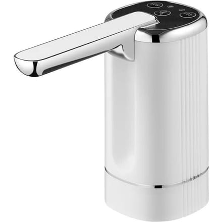 Distributeur d'eau électrique, pompe à bouteille, pour bouteille universelle de 2 à 5 gallons, Portable, chargeur USB, distributeur d'eau potable blanc