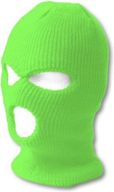 ***BivakMuts Neon Groene - Wintersport - Motor - Balaclava - Zichtbaarheid - van Heble® ***