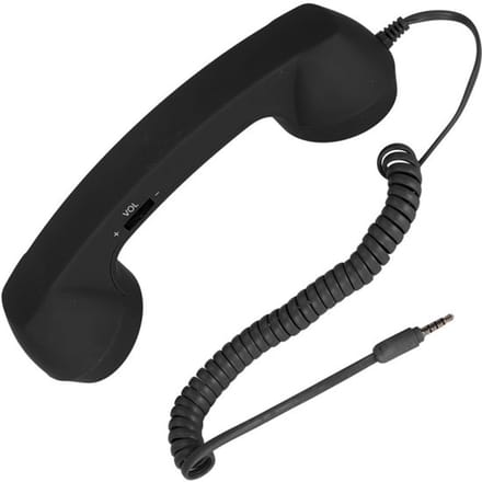 Stralingsbestendige mobiele hoorn voor oude telefoons