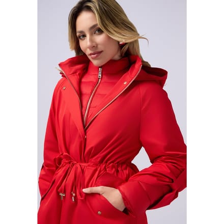 Oltre Parka With Matching Down Jacket Red Maat: 36 | Winterjassen Outlet | Dames | Rood