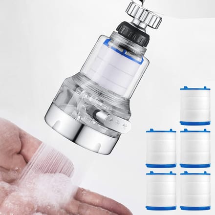 Waterfilter Kraan met 360° Draai Functionaliteit - Ideaal voor Keuken en Badkamer