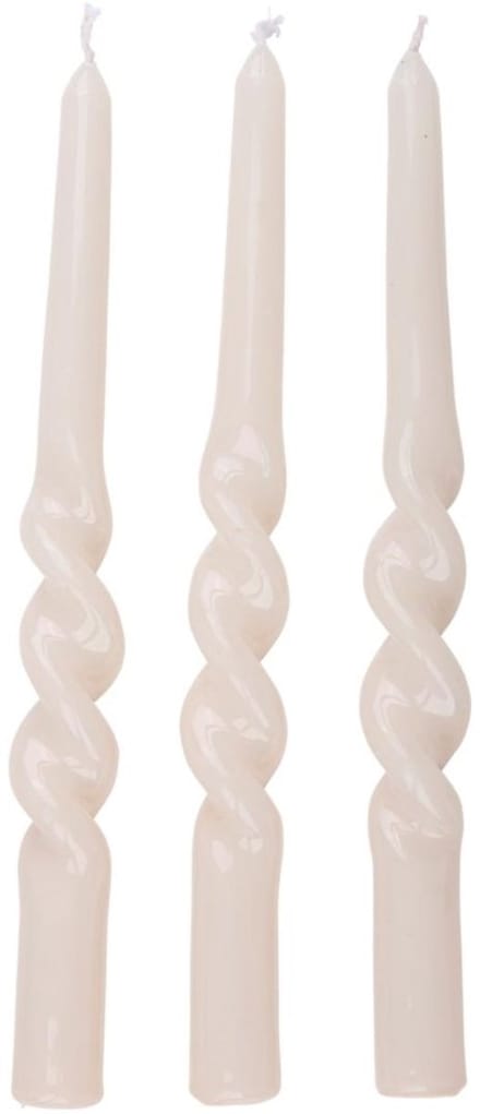 Gloss. Twist. candle white 3pc