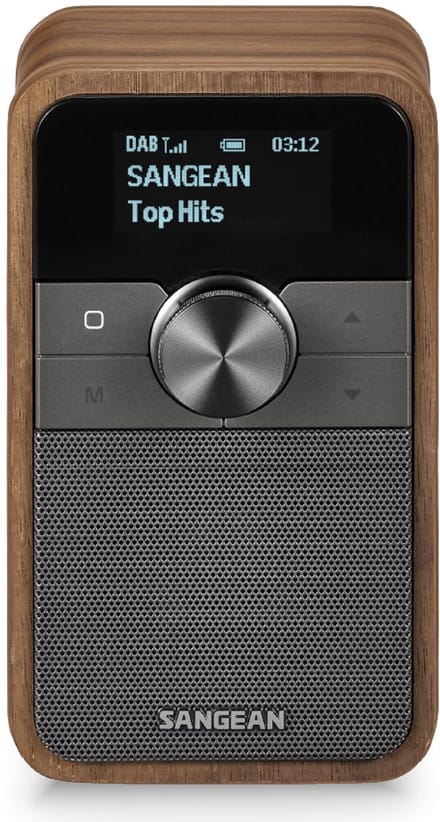 Sangean DDR-8 DAB+/FM-RDS/Bluetooth Radio Vintage Walnut - DAB+/FM - Mono - Walnoot
