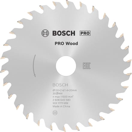 Bosch RUNDSAVKL OPTILINE 130X2.4X16MM 30 TDR
