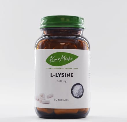 L-Lysine - 500mg - 80 caps