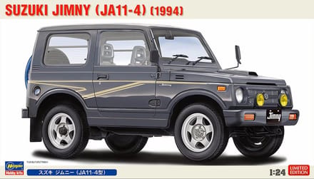 Hasegawa Modelbouwpakket Auto - 20784 Suzuki Jimny JA11-4 1994 - Japanse Auto Plastic - 1:24 - Modelbouw