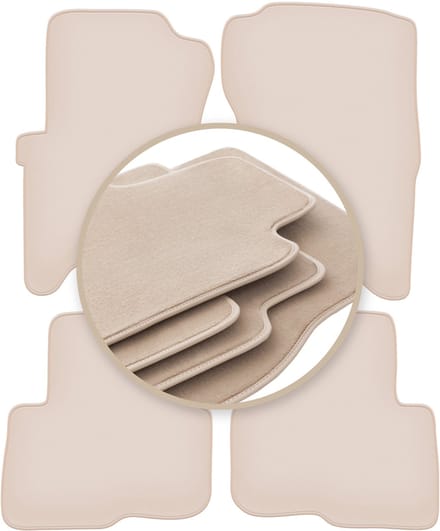 PREMIUM beige vloermatten voor: Land Rover Discovery III SUV 2004-2011