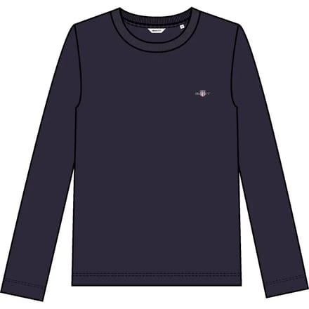 T-shirt regular lange mouwen vrouw Gant Shield