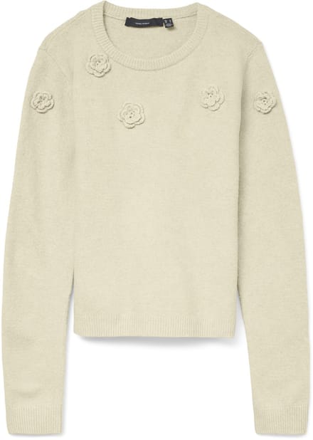 VERO MODA - VMROSE LS O-NECK PULLOVER BOO - Dames - Gebreide truien
