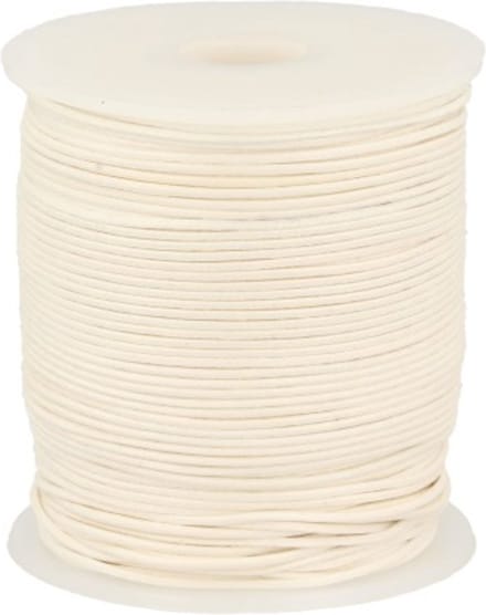Waskoord rol 1 mm wit