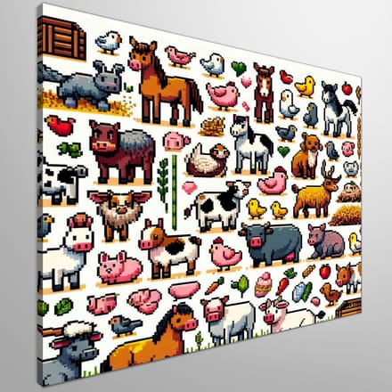 Kunstprint | Wanddecoratie | Canvas | 100 × 100 cm