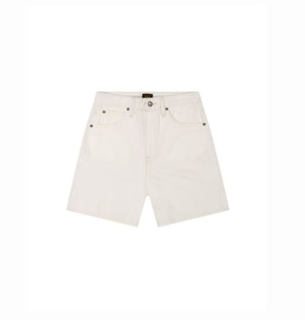 LEE STELLA SHORT POWDER WHITE WIDE LEG DAMES
