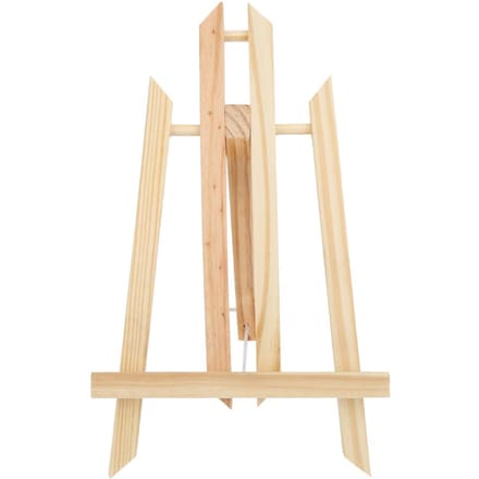 Beukenhout Ezel Tablet Tafel Ezel Opvouwbare Driehoekige Schilder Teken Houder(29 cm) beige