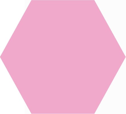 Sticker - "Roze (Hexagoon)" - Etiketten - 50x45mm Hexagoon - Roze - 500 Stuks