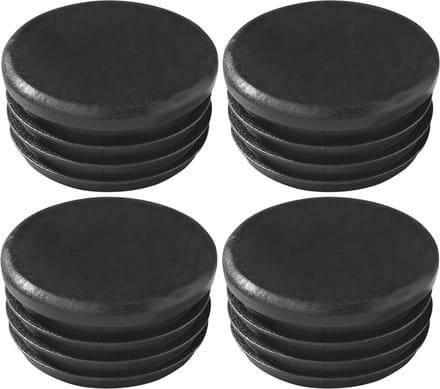 ProPlus Ronde inslagdoppen - Ø 40 mm - Zwart - 4 stuks - Kunststof