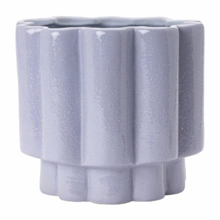by fonQ Ceramic Vaas Ø23 cm - Blue/Lilac Blue