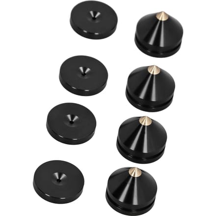 4 Set Luidsprekerspikes Vloerbeschermer Metalen Luidspreker Isolatiestandaard Voetjes Pad voor Thuis