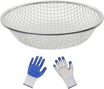 Compost Zeef - Tuin Zeef - Afgieten Compost - Roestvrij Staal - 10 mm - Zilver