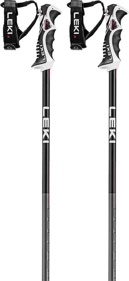 Leki Bold Lite S skistokken zwart/rood - 135 cm
