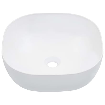 vidaXL - Wastafel - 42,5x42,5x14,5 - cm - keramiek - wit
