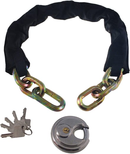 Kettingslot met Hoes en Discusslot - 80 cm