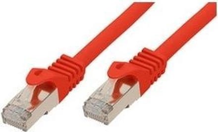 SCONN Shiverpeaks BASIC-S patch cable - 10 m - red - Rood - 10m