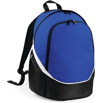 Quadra Pro Team Backpack QS255 Zwart-Bright Royal-Wit