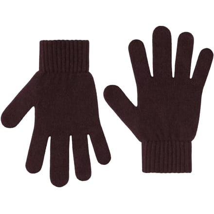Merinowollen handschoenen Colorful Standard Oxblood Red