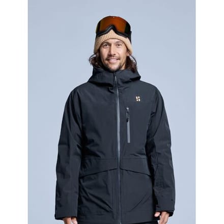 Poederbaas Ski-jas Heren - Freeride 3L Hardshell - Zwart - Maat L