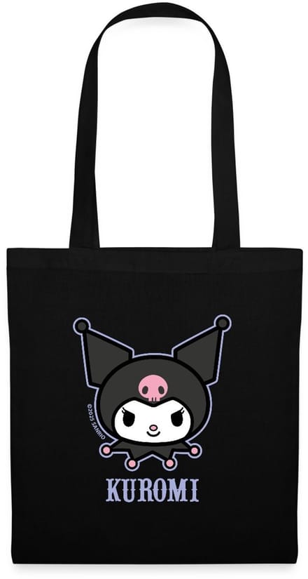 Kuromi Portret Met Tekst Tas Van Stof Schoudertas