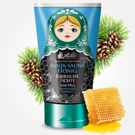 Sauna Honing crème Premium Siberische Spar