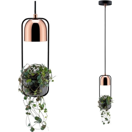 Paulmann Fanja 79749 Hanglamp Speciale lamp GU10 20 W Koper, Zwart