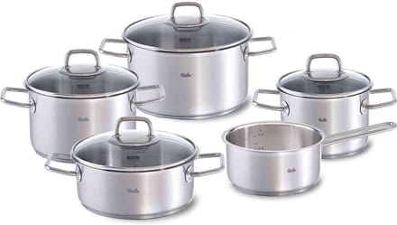Fissler Viseo pannenset - 5-delig - Vaatwasserbestendig