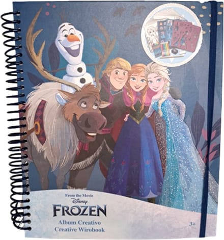 Frozen creatief album- Kleurboek - Stickers - Stiften - a4 formaat