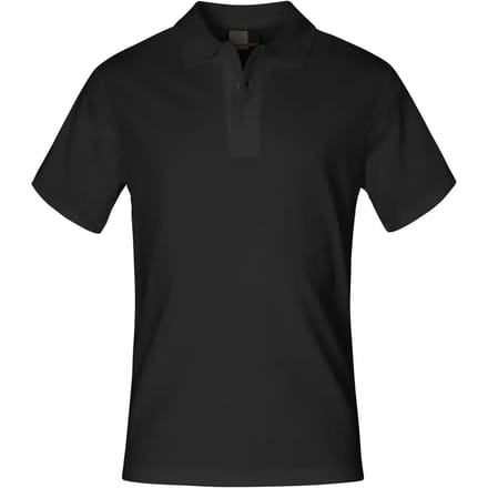 Herenpolo 'Superior' met korte mouwen Black - M