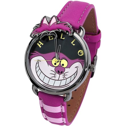 Alice in Wonderland - Disney Polshorloges - Cheshire Cat - roze