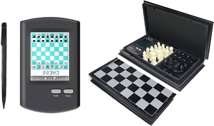 Elektronisch Schaakbord - Schaakcomputer Handheld - Schaakvaardigheid Leren - Touchscreen Met LCD - 36 x 30 cm - Zwart