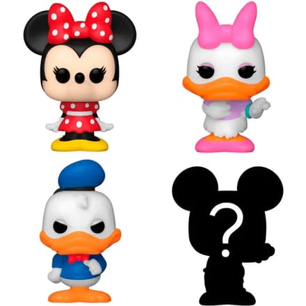 Funko Minnie Daisy Donald and mystery chase - Funko Bitty Pop! - Disney Classics Figuur - 2cm