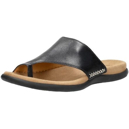 Gabor 03.700.27 Dames Slippers - Zwart - Maat 44