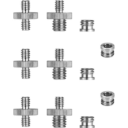 1 4  20 en 3 8  16 Schroefdraad Adapter Montage Set Reducer Bus Converter voor Camera Statief Monopod Balhoofd Licht gray