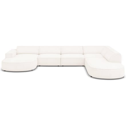 U-bank Jodie bouclé Chaise longue rechts | Micadoni Home