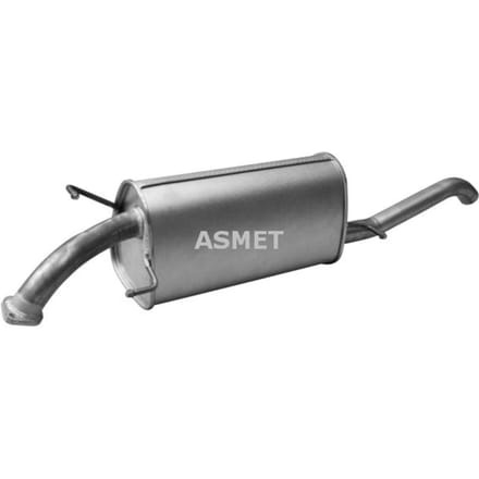 Geluiddemper achter ASMET 31.003