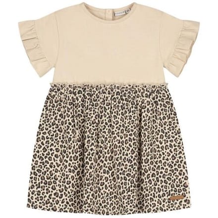 Prénatal peuter jurk - Meisjes - Beige - Maat 92