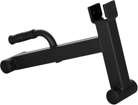 SPORTNOW Halterstangheffer - Voor eenvoudig laden en ontladen - Deadlift Jack - Zwart