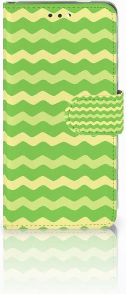 Nokia 3.1 (2018) Telefoon Hoesje Waves Green
