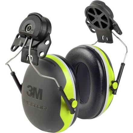3M PELTOR X4P3 gehoorkappen met helmbevestiging Hi-Viz